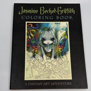 Fantasy Art Coloring Book